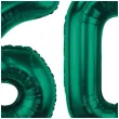 dekoracje na 60 urodziny zestaw balonow xl liczba 60 butelkowy zielony 39 dgt 2 szt