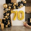 dekoracje na 70 urodziny zestaw balonow liczba 70 zloty 33 dgt 2 elementy