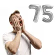 dekoracje na 75 urodziny rocznice zestaw balonow liczba 75 srebrny 39 dgt 2 elementy