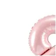 dekoracje na 8 urodziny dla dziewczynki balon foliowy cyfra 8 stojaca rozowy partydeco