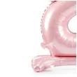 dekoracje na 8 urodziny dla dziewczynki balon foliowy cyfra 8 stojaca rozowy partydeco