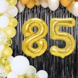dekoracje na 85 urodziny zestaw balonow liczba 85 zloty 33 dgt 2 elementy