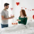 dekoracje na babeczki walentynkowe pikery na muffinki czerwone serca 6 szt