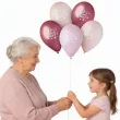 dekoracje na dzien babci balony kochanej babci kwiaty i serca rozowe 13 5 szt