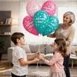 dekoracje na dzien babci prezent na urodziny balony dla mojej babci serca i kwiaty 13 5 szt