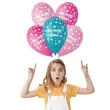 dekoracje na dzien babci prezent na urodziny balony dla mojej babci serca i kwiaty 13 5 szt