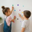dekoracje na dzien kropki naklejki kolorowe kolka groszki do przedszkola szkoly 4 cm a5 12 szt
