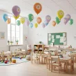 dekoracje na dzien wiosny do przedszkola szkoly balony stokrotki mix partydeco 12 5 szt