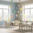 dekoracje na dzien wiosny do przedszkola szkoly balony stokrotki mix partydeco 12 5 szt
