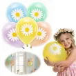 dekoracje na dzien wiosny do przedszkola szkoly balony stokrotki mix partydeco 12 5 szt