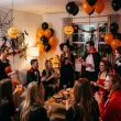 dekoracje na halloween balony pomaranczowe czarne do girlandy ozdoby halloweenowe 10 20 szt