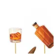 dekoracje na muffinki babeczki koreczki pikery whisky gentleman party 6 szt