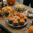 dekoracje na muffinki babeczki na halloween pikery bajkowe dynie duch wampir czarownica mumia x6