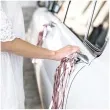 dekoracje na samochod just married rozowe zloto partydeco zestaw
