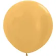 dekoracje na slub urodziny profesjonalne balony lateksowe metallic gold metaliczne zlote 24 x3