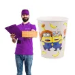 dekoracje na stol na urodziny kubeczki papierowe do zimnych napojow minionki 250ml x6