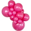 dekoracje na urodziny baby shower panienski balony pastel rozowy fuksja do girland 9 x50