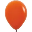 dekoracje na urodziny mini balony lateksowe sunset orange pomaranczowe do