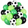 dekoracje na urodziny pilkarza balony pilka nozna zestaw kibica 10 dla dzieci zielone 20 szt