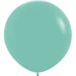 dekoracje na urodziny profesjonalne balony lateksowe aquamarine seledynowe niebieskie 24 x3