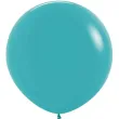 dekoracje na urodziny profesjonalne balony lateksowe caribbean blue niebieski blekitny 24 x3