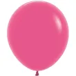 dekoracje na urodziny profesjonalne balony lateksowe fuchsia rozowe fuksjowe 18 25 szt