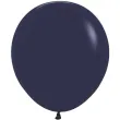dekoracje na urodziny profesjonalne balony lateksowe navy blue niebieskie granatowe 18 x25