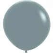 dekoracje na urodziny profesjonalne balony lateksowe pastel dusk blue niebieskie mgliste 24 x3