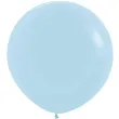 dekoracje na urodziny profesjonalne balony lateksowe pastel matte blue niebieskie 24 3 szt