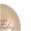 dekoracje na urodziny zlote balony metaliczne happy birthday to you szampanskie 12 6 szt