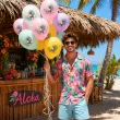dekoracje na wakacje hawajskie balony tukan aloha do girlandy na lato