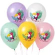 dekoracje na wakacje hawajskie balony tukan aloha do girlandy na lato