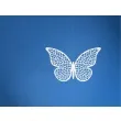 dekoracje papierowe motyl bialy partydeco 6 5x4 cm 10 szt
