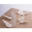 dekoracje papierowe motyl bialy partydeco 6 5x4 cm 10 szt