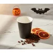 dekoracje stolu na halloween kubeczki papierowe classic czarne 250 ml 6 szt