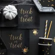 dekoracje stolu na halloween kubeczki papierowe nietoperze czarne 220 ml x6