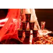 dekoracje stolu na halloween kubeczki papierowe youre next krwawe 250 ml x6
