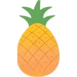 dekoracje stolu na urodziny impreze hawajska serwetki ananas 20 szt