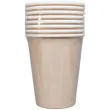 dekoracje stolu na urodziny kubeczki papierowe monokolor jednorazowe alabastrowy 250 ml x6