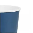 dekoracje stolu na urodziny kubeczki papierowe monokolor jednorazowe granatowe 250 ml 6 szt