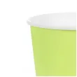 dekoracje stolu na urodziny kubeczki papierowe monokolor jednorazowe zielony 250 ml 6 szt