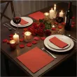 dekoracje stolu na walentynki boze narodzenie urodziny serwetki lunch classic czerwone x20