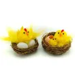dekoracje zestaw kurka i kurczak w gniazdku aliga 2 szt
