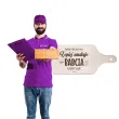 deska dekoracyjna z nadrukiem krolowa kuchni wszysciutko smakuje u babci giftworld 12x25 5 cm