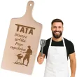 deska do krojenia tata mistrz grilla pan ogniska 11 5 x 26 5 cm