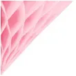 diament bibulowy classic honeycomb rozowy jasny partydeco 30cm