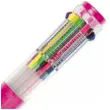 dlugopis 10 kolorowy rozowy titanum