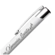 dlugopis metalowy pierwsza komunia swieta bialy