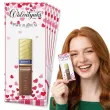 dodatek do prezentu na walentynki bileciki merci ze jestes tu 6x14 cm 5 szt