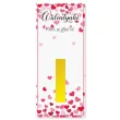dodatek do prezentu na walentynki rocznice bileciki merci ze jestes tu 6x14 cm 5 szt